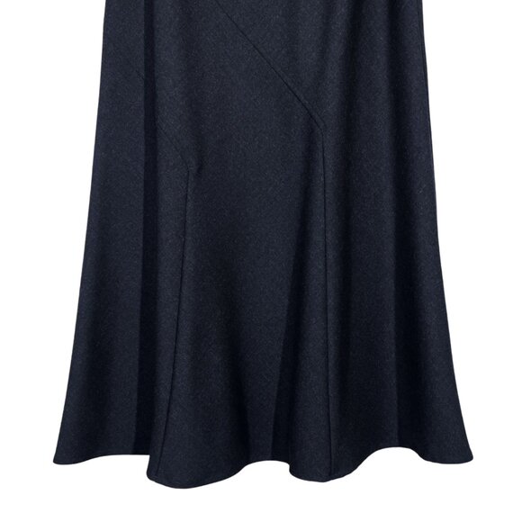 be Vintage Wool Blend A-Line Skirt • Size 4 • Dark Gray - Picture 6 of 8